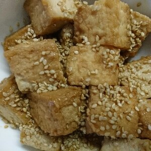 甘辛でご飯がすすみます！厚揚げの照り焼き